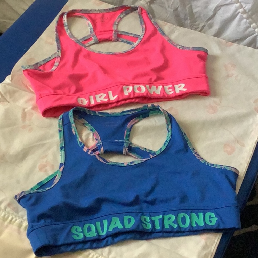 Big Girls sports bra bundle 2pieces